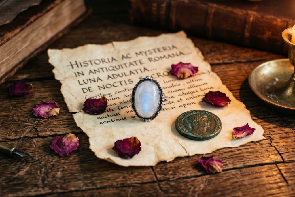 Simbolismo histórico y folklore de la piedra luna