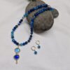 20260426_220819 Collar de Ágatas azul turquesa con dos dijes