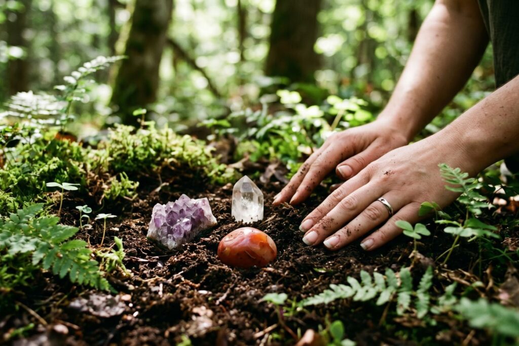 Limpia y carga de piedras
