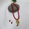 12 Collar de ágatas rojas
